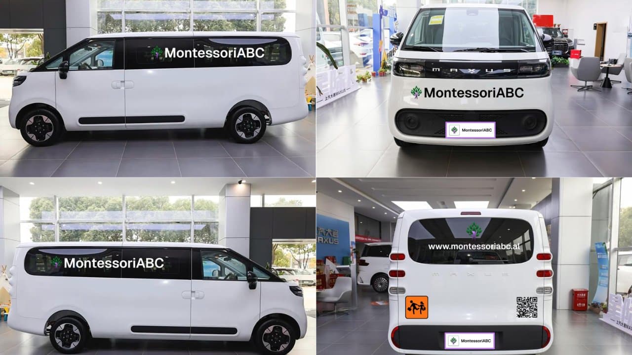 MontessoriABC rrit flotën e transportit me furgonë të rinj elektrikë!